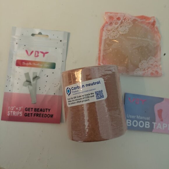 NWT 3 Piece Boob Tape, Covers. and Body Tape Set - Picture 1 of 8